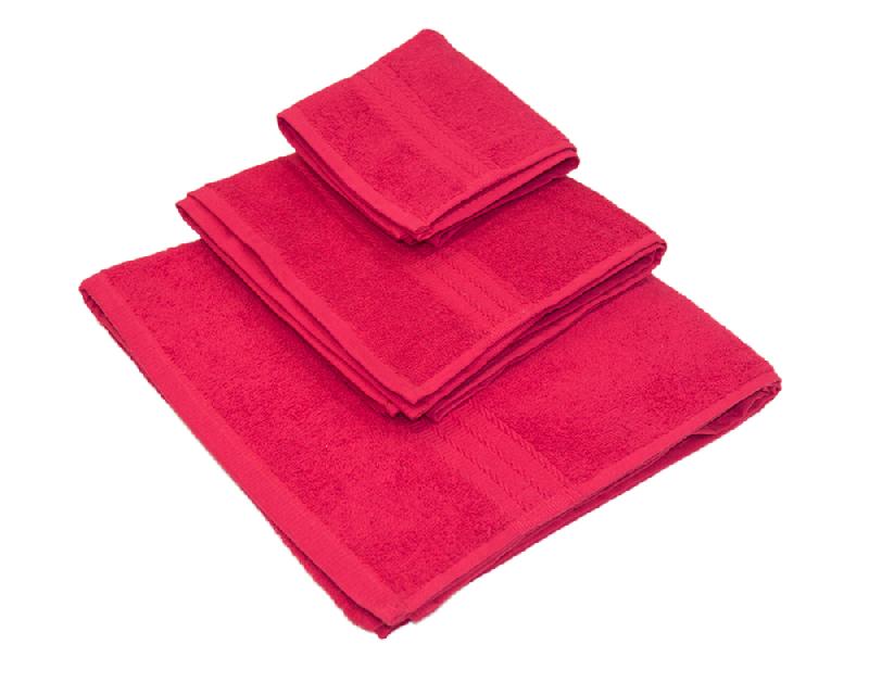 60 ЭК Полотенце махровое (красный)