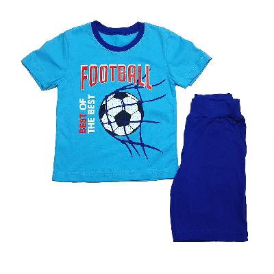 КМ-1402 Комплект для мальчика (бирюза синий футбол)
