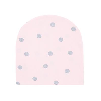 КР 8102 к285 Шапка детская (персиково-розовый горошек)