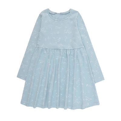 К 5786 Платье для девочки (голубой веточки)
