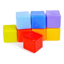 Кубики Радуга. 8 шт.