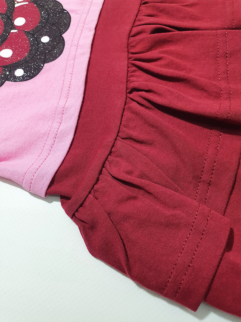 ПЛ-720 Платье для девочки (розово-бордовый малина)
