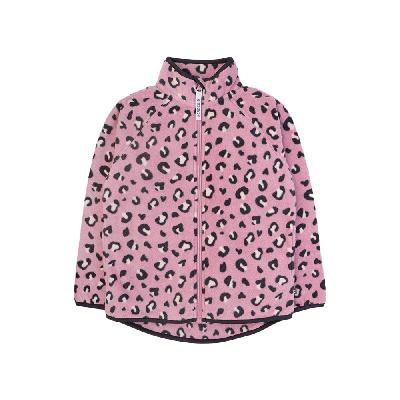 ФЛ 34011/н/52 Куртка детская (розовый зефир милый леопард)
